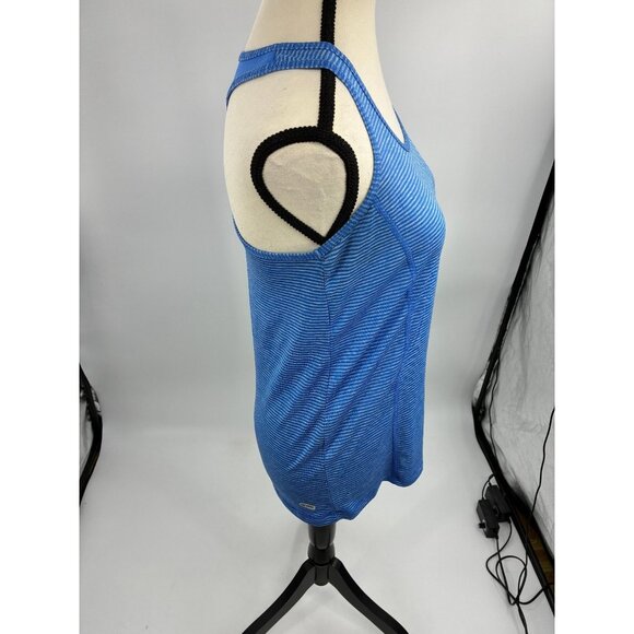 Danskin Womens Size S Blue Racerback Tank Top Athletic Workout Activewear Shirt - Picture 3 of 6
